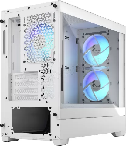 Photo de Boitier Mini Tour Micro ATX Fractal Design Pop Mini Air RGB Avec panneau vitré (Blanc)