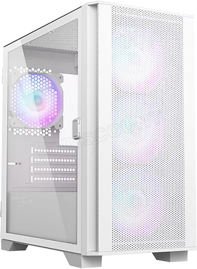 Boitier Mini Tour Micro ATX Montech Air 100 RGB avec panneaux vitrés (Blanc)