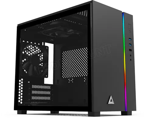 Photo de Boitier Mini Tour Micro ATX Montech Sky One Mini RGB avec panneaux vitrés (Noir)