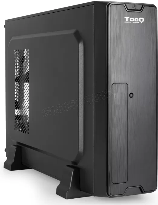 Boitier Mini Tour Micro ATX TooQ Slim TQC-3007U3C avec alimentation SFX 500W (Noir)