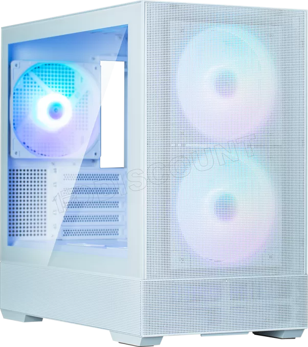 Boitier Mini Tour Micro ATX Zalman P30 Air RGB avec panneaux vitrés (Blanc)