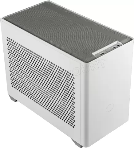 Photo de Boitier Mini Tour Mini ITX Cooler Master MasterBox NR200P avec panneau vitré/grille (Blanc)