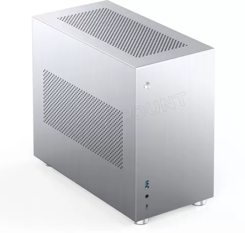 Photo de Boitier Mini Tour Mini ITX Jonsbo V10 (Argent)