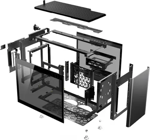 Boitier mini tour mini itx jonsplus i100 pro (argent) i100PRO-A