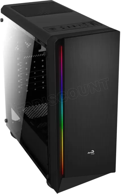 Boitier Moyen Tour ATX AeroCool Rift RGB avec panneau vitré (Noir)