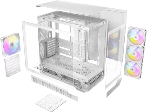 Photo de Boitier Moyen Tour ATX Antec Constellation C7 RGB avec panneaux vitrés (Blanc)