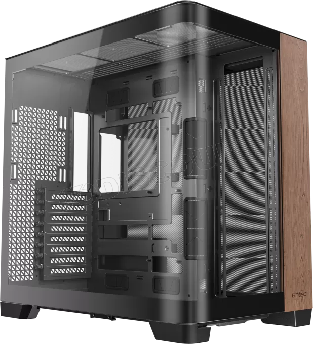 Boitier Moyen Tour ATX Antec Constellation C8 Curve Wood avec panneaux vitrés (Noir)