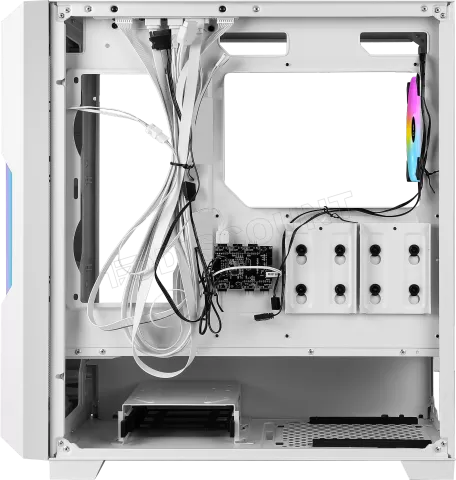 Photo de Boitier Moyen Tour ATX Azza Guardian RGB avec panneau vitré (Blanc)