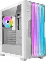 Photo de Boitier Moyen Tour ATX Azza Guardian RGB avec panneau vitré (Blanc)