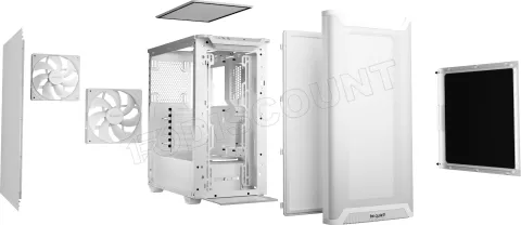 Photo de Boitier Moyen Tour ATX be quiet! Pure Base 501 AirFlow (Blanc)