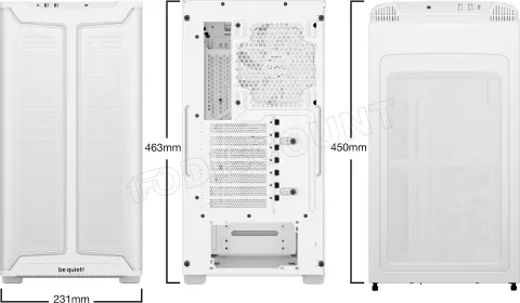 Photo de Boitier Moyen Tour ATX be quiet! Pure Base 501 DX RGB avec panneau vitré (Blanc)