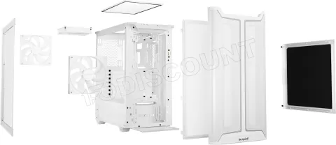 Photo de Boitier Moyen Tour ATX be quiet! Pure Base 501 DX RGB avec panneau vitré (Blanc)