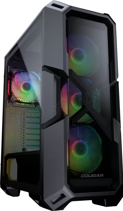 Boitier Moyen Tour ATX Cougar MX440-G Plus RGB avec panneaux vitrés (Noir)