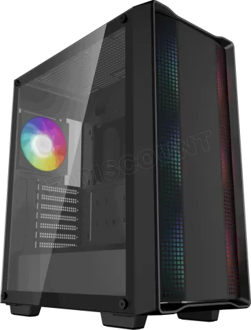 Photo de Boitier Moyen Tour ATX DeepCool CC560 RGB avec panneau vitré (Noir)