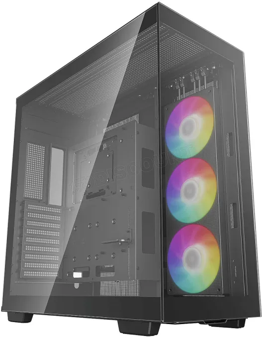 Boitier Moyen Tour ATX DeepCool CH780 RGB avec panneaux vitrés (Noir)