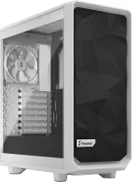 Photo de Boitier Moyen Tour ATX Fractal Design Meshify 2 Compact Lite avec panneau vitré (Blanc/Noir)