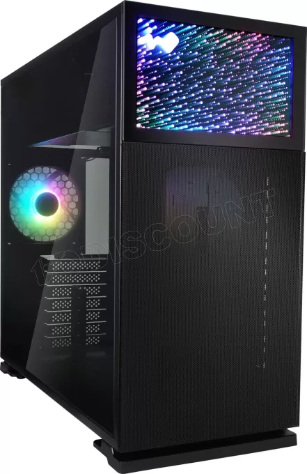 Boitier Moyen Tour ATX InWin N127 RGB avec panneau vitré (Noir)