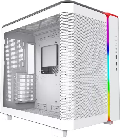 Photo de Boitier Moyen Tour ATX Montech King 95 RGB avec panneaux vitrés (Blanc)