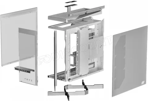 Photo de Boitier Moyen Tour ATX Tryx Luca L70 avec panneaux vitrés (Blanc)