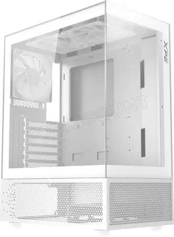 Photo de Boitier Moyen Tour E-ATX Adata XPG Invader X Mini RGB avec panneaux vitrés (Blanc)