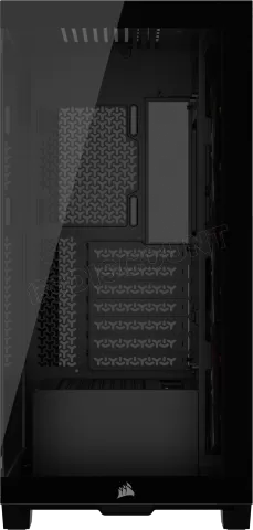 Photo de Boitier Moyen Tour E-ATX Corsair 3500X RGB avec panneaux vitrés (Noir)