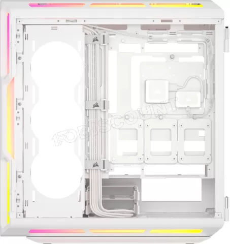 Photo de Boitier Moyen Tour E-ATX Corsair iCue Link 5000T LX RGB avec panneau vitré (Blanc)