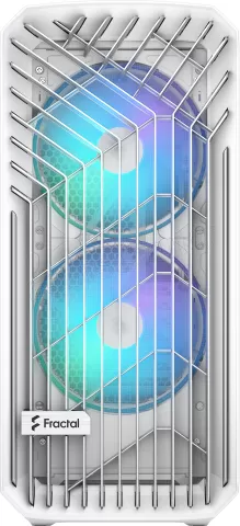 Photo de Boitier Moyen Tour E-ATX Fractal Design Torrent RGB avec panneau vitré (Blanc)