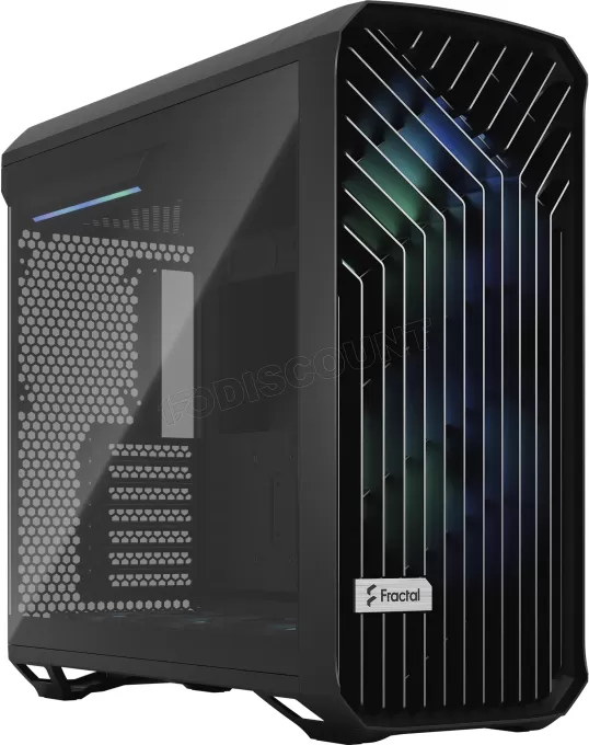 Boitier Moyen Tour E-ATX Fractal Design Torrent RGB avec panneaux vitrés (Noir)