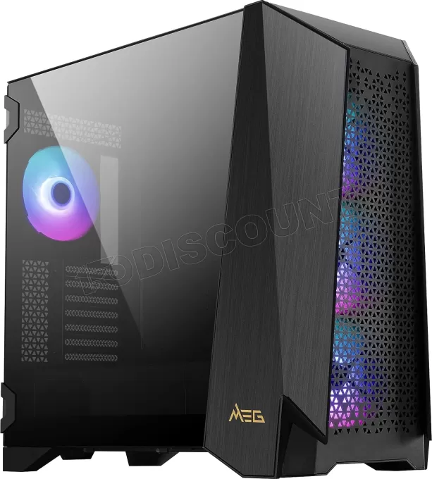 Boitier Moyen Tour E-ATX MSI Meg Prospect 700R RGB avec panneau vitré (Noir)