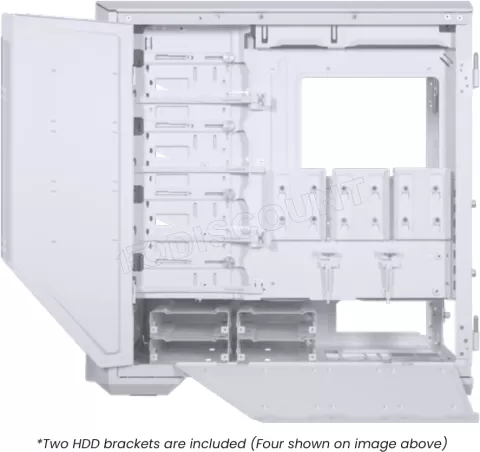 Photo de Boitier Moyen Tour E-ATX Phanteks Eclipse G500A D-RGB avec panneau vitré Blanc)