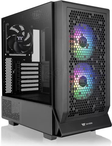 Photo de Boitier Moyen Tour E-ATX Thermaltake Ceres 330 TG RGB avec panneau vitré (Noir)