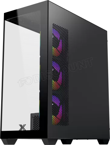 Photo de Boitier Moyen Tour E-ATX Xigmatek Blast RGB avec panneaux vitrés (Noir)