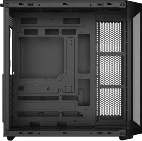 Photo de Boitier Moyen Tour E-ATX Xigmatek Cubi II RGB avec panneaux vitrés (Noir)