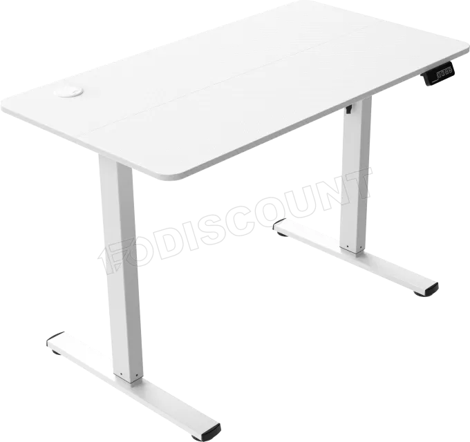 Bureau Gamer ergonomique motorisé Mars Gaming MGD Ergo-Pro (Blanc)