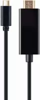 Photo de Câble adaptateur CableXpert USB-C vers HDMI 1m M/M (Noir)