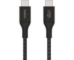 Photo de Câble Belkin BoostCharge USB-C 1m M/M 240W (Noir)