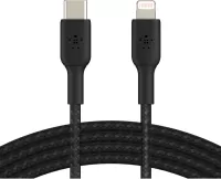 Photo de Câble Belkin BoostCharge USB-C vers Lightning 2m M/M (Noir)