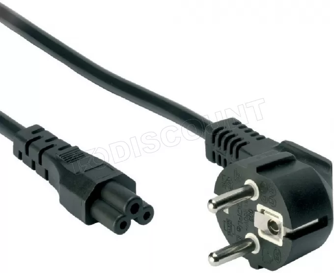 Cable d'Alimentation Tripolaire 3m (Noir)