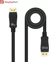 Photo de Câble DisplayPort 1.4 Nanocable 1.5m M/M (Noir)