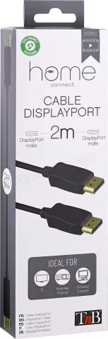 Photo de Câble DisplayPort T'nB 2m M/M (Noir)