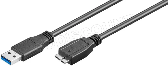 Cable Goobay USB 3.0 vers Micro USB 1m (Noir)