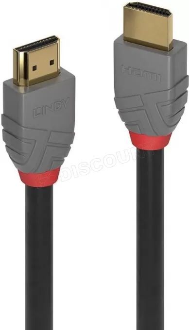 Cable HDMI 2.0 Lindy 3m M/M (Noir)