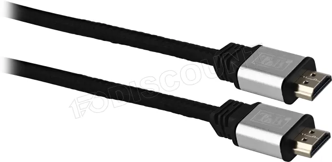 Câble HDMI 2.0 T'nB 3m M/M (Argent/Noir)