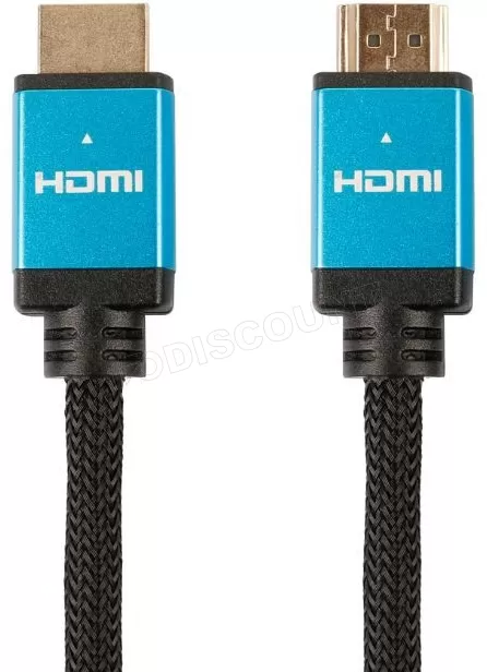 Cable HDMI 2.1 D2 Diffusion 5m M/M (Noir)