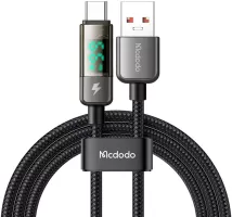 Photo de Câble Mcdodo Digital Display USB-A/C avec écran 1,2m M/M 100W (Transparent/Noir)