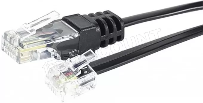 Cable RJ11 -> RJ45 - 2m (Noir)