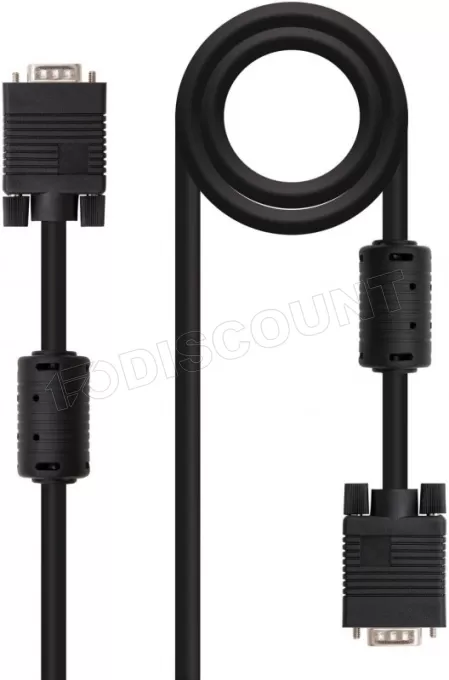 Cable S-VGA Nanocable 3m M/M (Noir)