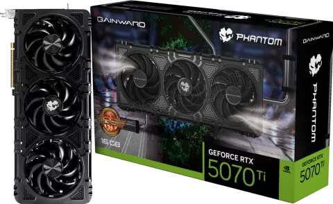 Photo de Carte Graphique Gainward GeForce RTX 5070 Ti Phantom Golden Sample