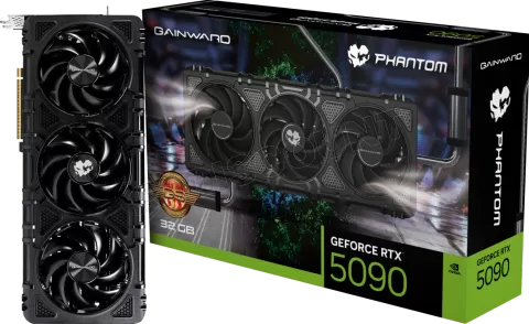 Photo de Carte Graphique Gainward GeForce RTX 5090 Phantom Golden Sample