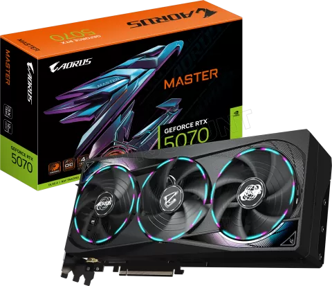 Photo de Carte Graphique Gigabyte GeForce RTX 5070 Aorus Master